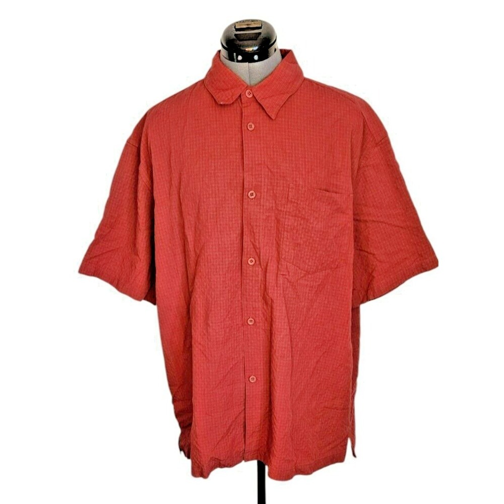 REI Button Up Short Sleeve Shirt Size L - Picture 2 of 5